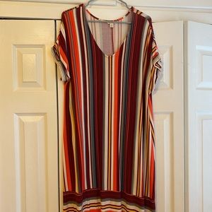 Est. 1946 multi-striped dress